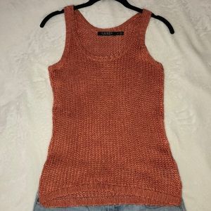 Ralph Lauren knit tank top XS